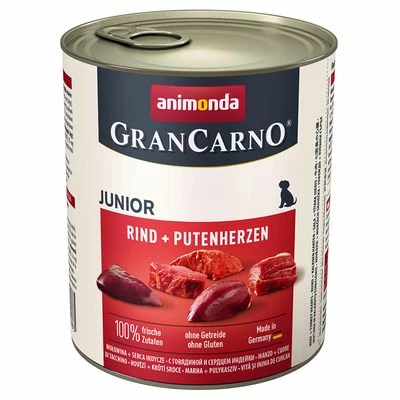 Animonda GranCarno Original Junior Hondenvoer 6 X 800 G - Afbeelding 2