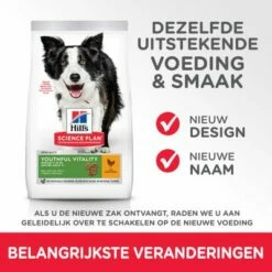 Hill's Science Plan Adult 7+ Senior Vitality Medium Met Kip -Exporteren Bitiba winkel 1 atf11 604384 key changes 8