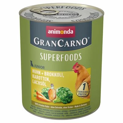 Animonda GranCarno Junior Superfoods 6 X 800 G Hondenvoer
