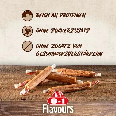 8in1 Triple Flavour Ribs Kauwsticks 2 8in1 Triple Flavour Ribs Kauwsticks - Afbeelding 2