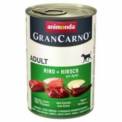 Animonda GranCarno Original Adult 6 X 400 G -Exporteren Bitiba winkel 51231 pla animonda grancarno adult rindwildapfel 400g 1
