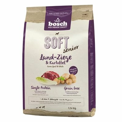 Bosch Soft Senior Geit + Aardappel Hondenvoer 1 Bosch Soft Senior Geit + Aardappel Hondenvoer