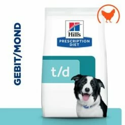 Hill's Prescription Diet Canine T/D Dental Care Hondenvoer Met Kip