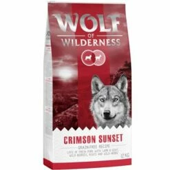 Wolf Of Wilderness 'Crimson Sunset' - Lam & Geit Hondenvoer