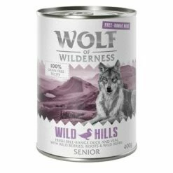 Wolf Of Wilderness Senior "Scharrelvlees" 6 X 400 G Hondenvoer