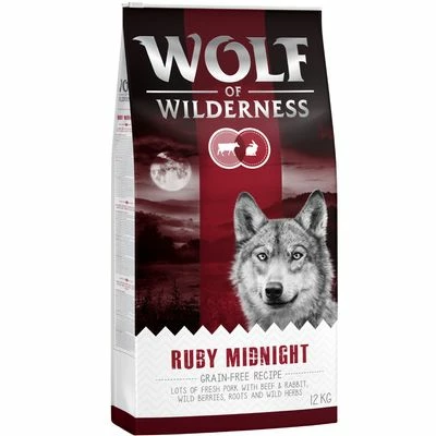 Wolf Of Wilderness 'Ruby Midnight' - Rund & Konijn Hondenvoer 1 Wolf Of Wilderness 'Ruby Midnight' - Rund & Konijn Hondenvoer
