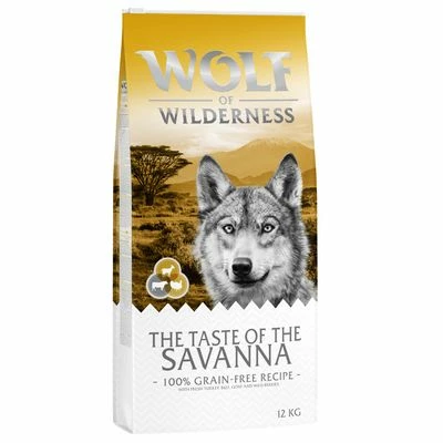 Wolf Of Wilderness Hondenvoer ´´The Taste Of The Savanna´´ - Met Rund En Geit 5 Wolf Of Wilderness Hondenvoer ´´The Taste Of The Savanna´´ - Met Rund En Geit - Afbeelding 5